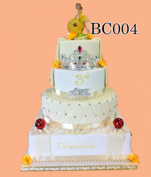 Four Story Barbie Cake