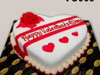 Valentine's day cake