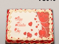 Valentine's day cake