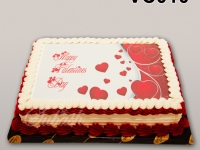 Valentine's day cake