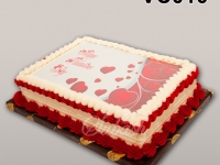 Valentine's day cake