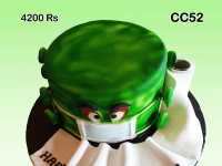 Corona virus model cake
