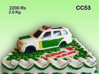 Birthday car cake 
