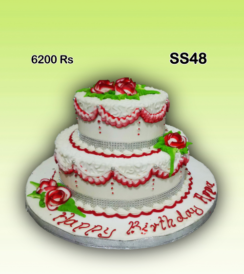 Double structure cake