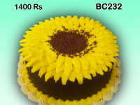 Sun flower Birthday cake 