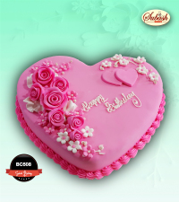 Heart Shape Birthday cake