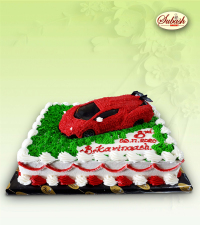 Toy Car Birthday cake