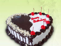 Heart Shape Birthday cake