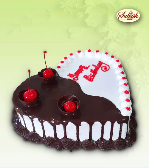 Heart Shape Birthday cake